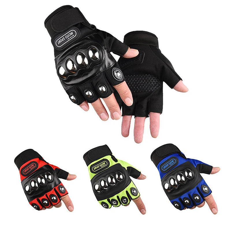 Motorcycle Glove Knuckle - Sarung Tangan Motor Setengah Jari dengan