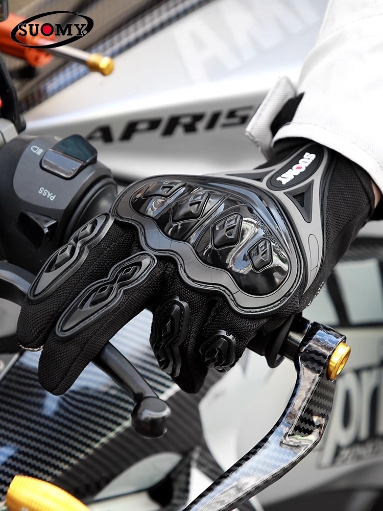 Motorcycle Glove Knuckle - Sarung Tangan Motor Layar Sentuh SUOMY